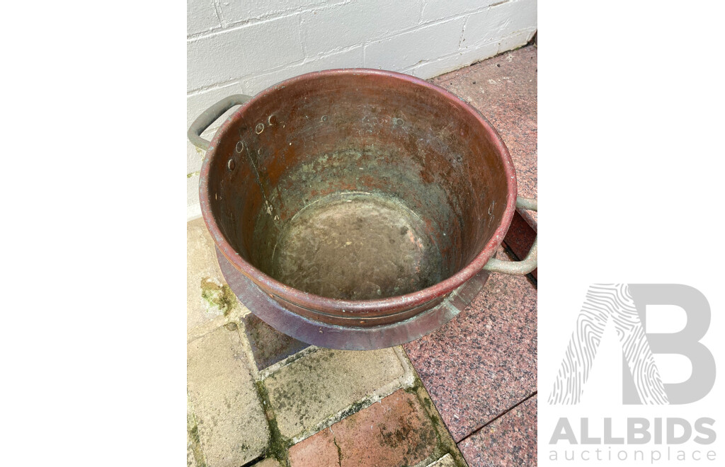 Copper Double Handled Boiler - Smith and Atkinson, Brisbane