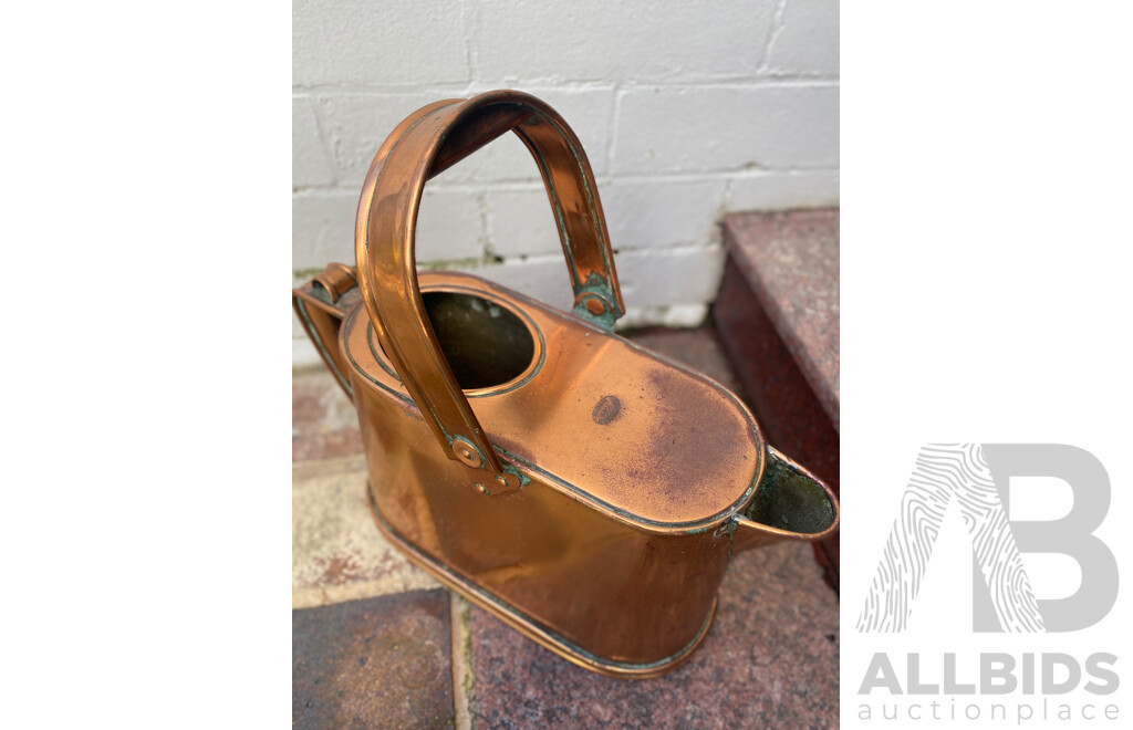 Copper Watering Can - Bull Pitt and Sons, Birmingham 1922
