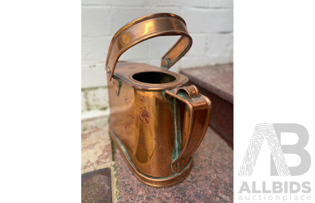 Copper Watering Can - Bull Pitt and Sons, Birmingham 1922