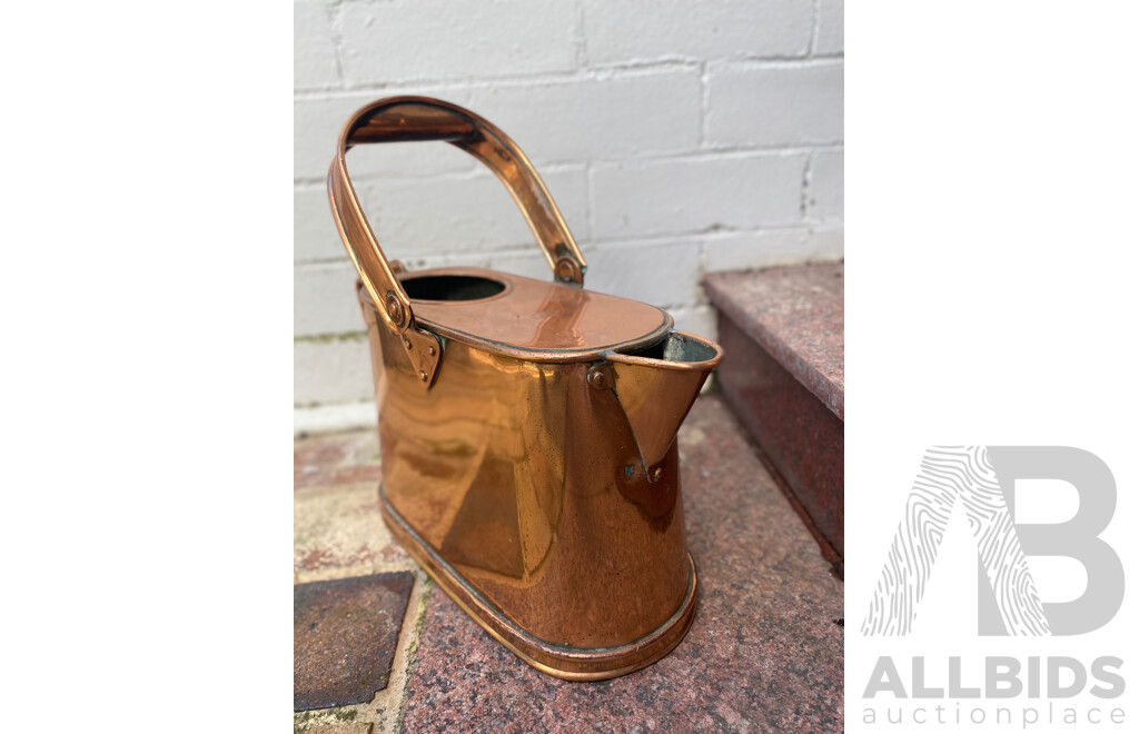 Copper Watering Can - Bull Pitt and Sons, Birmingham 1922