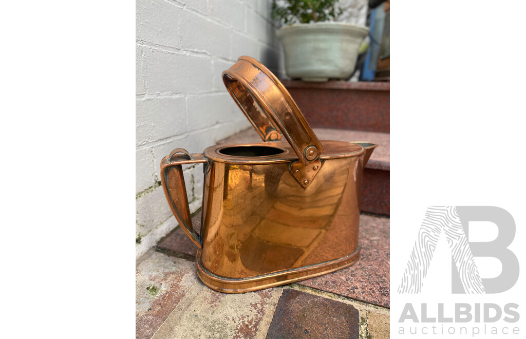 Copper Watering Can - Bull Pitt and Sons, Birmingham 1922