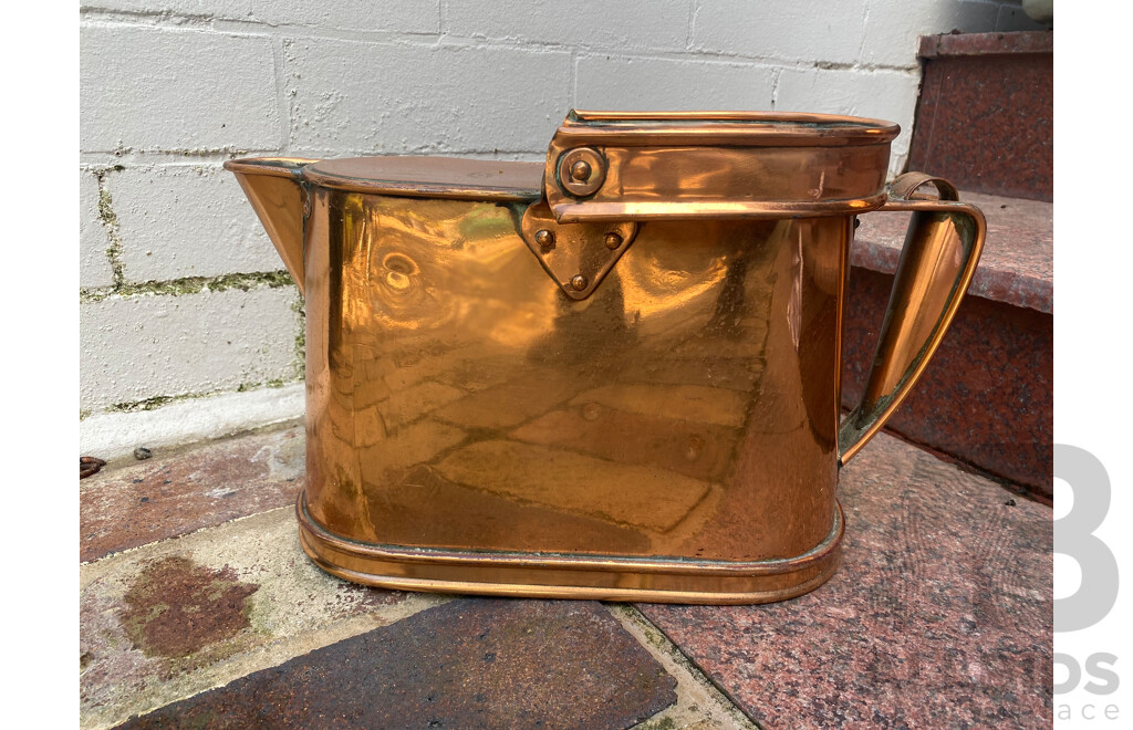 Copper Watering Can - Bull Pitt and Sons, Birmingham 1922