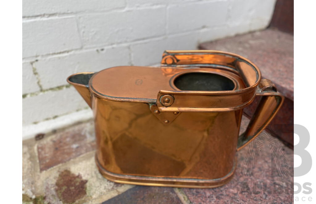 Copper Watering Can - Bull Pitt and Sons, Birmingham 1922