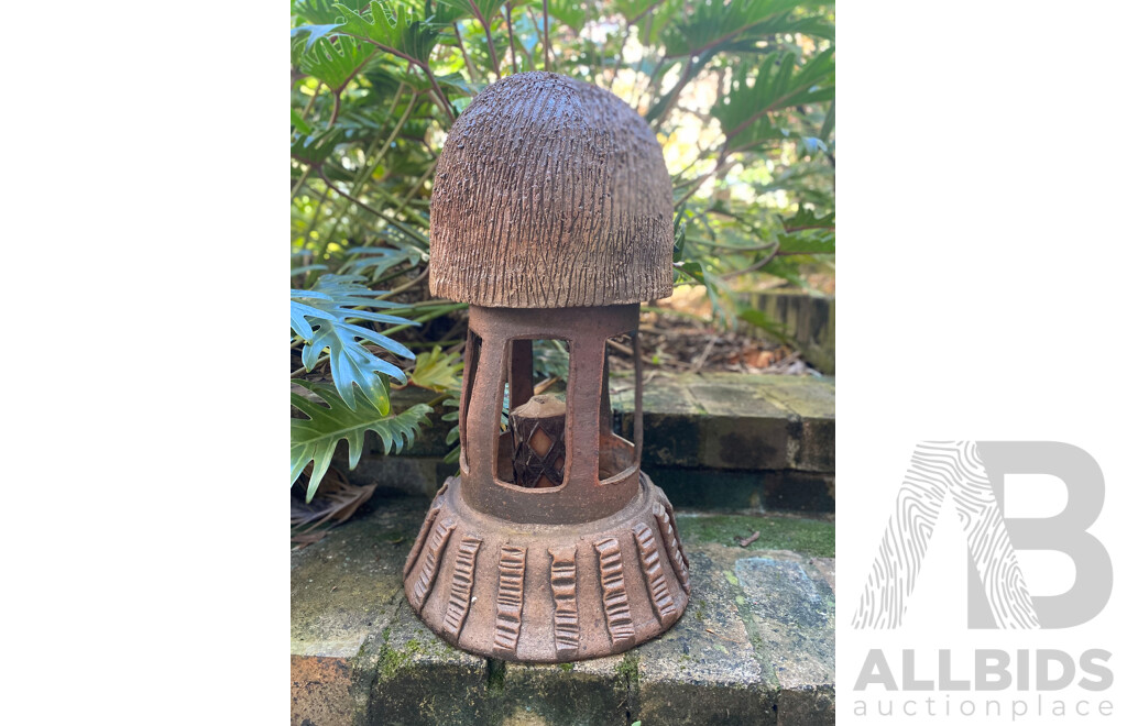 Stoneware Garden Lantern