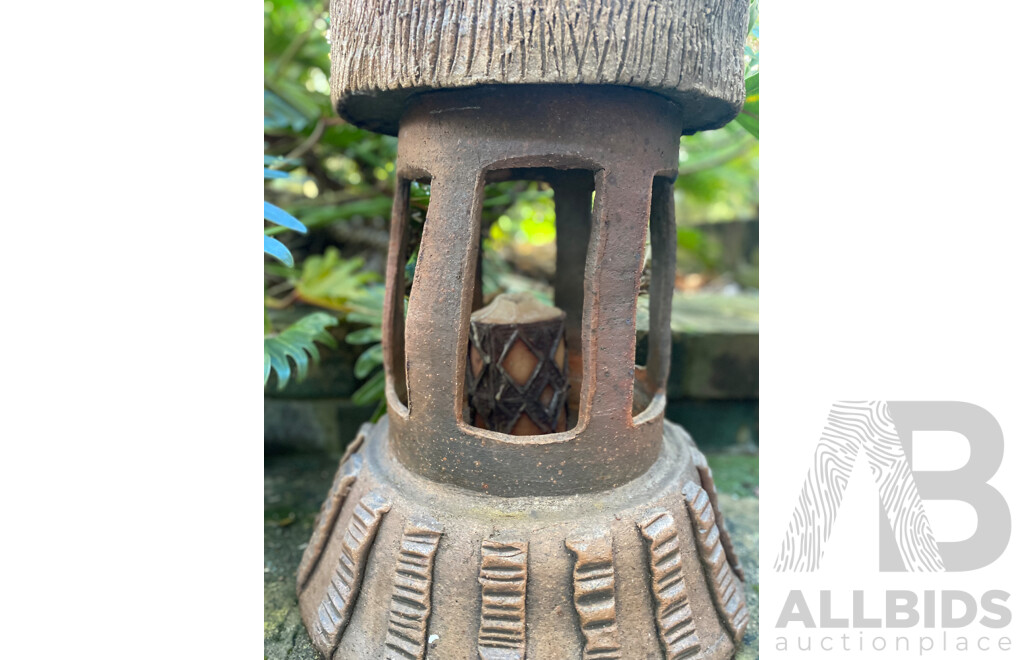 Stoneware Garden Lantern