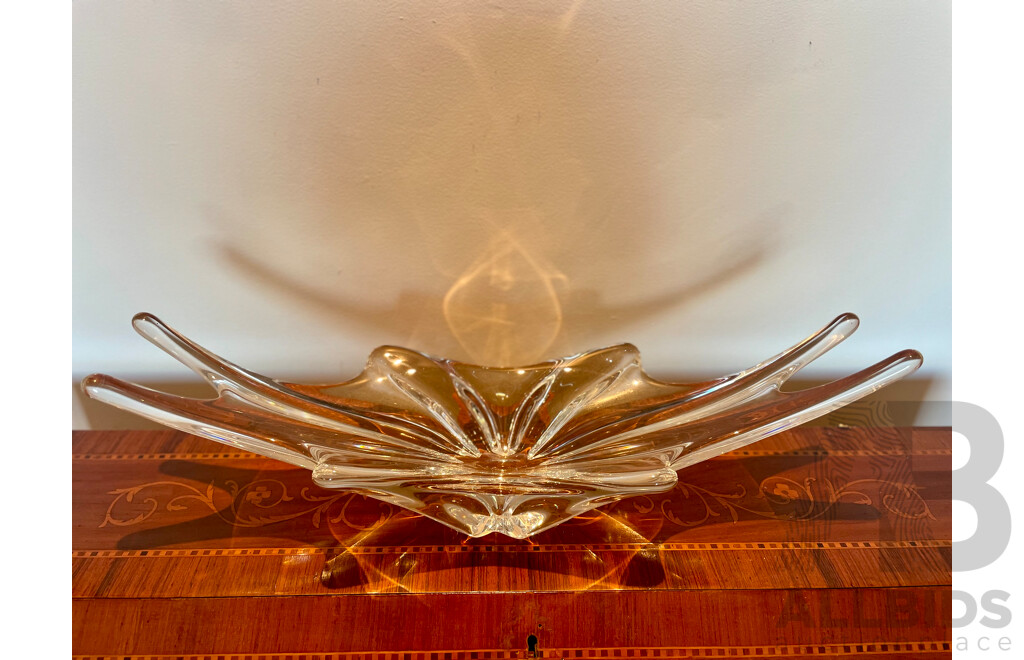 Splash Form Art Glass Bowl