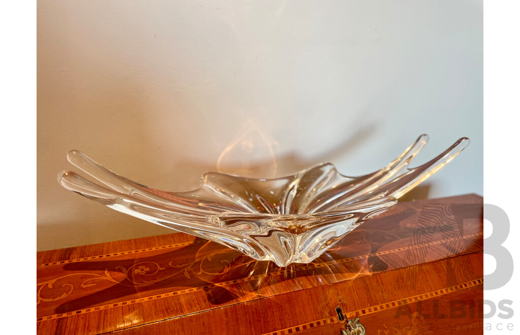 Splash Form Art Glass Bowl
