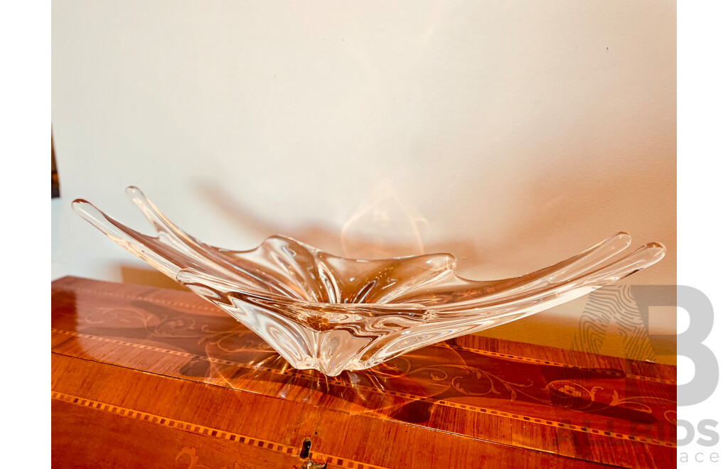 Splash Form Art Glass Bowl