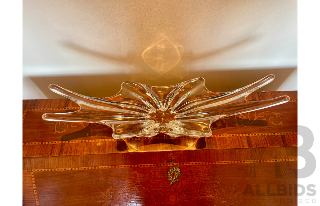 Splash Form Art Glass Bowl