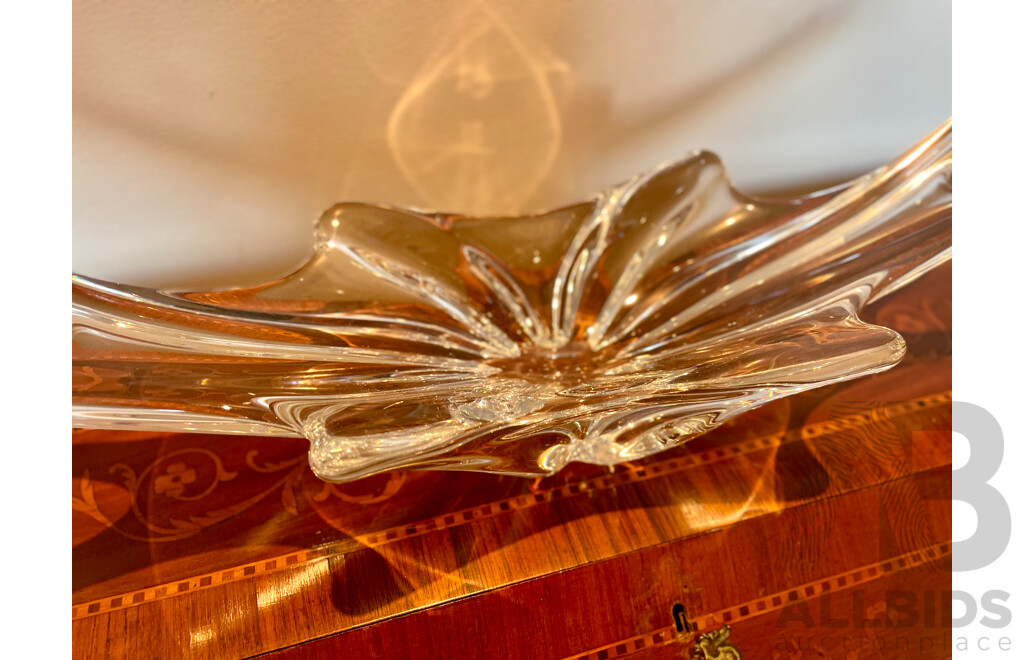 Splash Form Art Glass Bowl