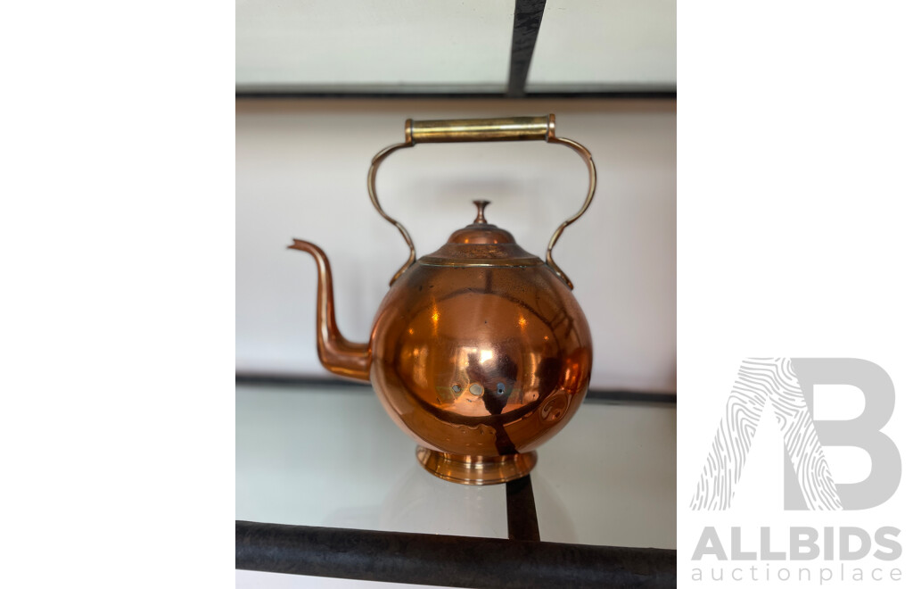 Two Copper Kettles