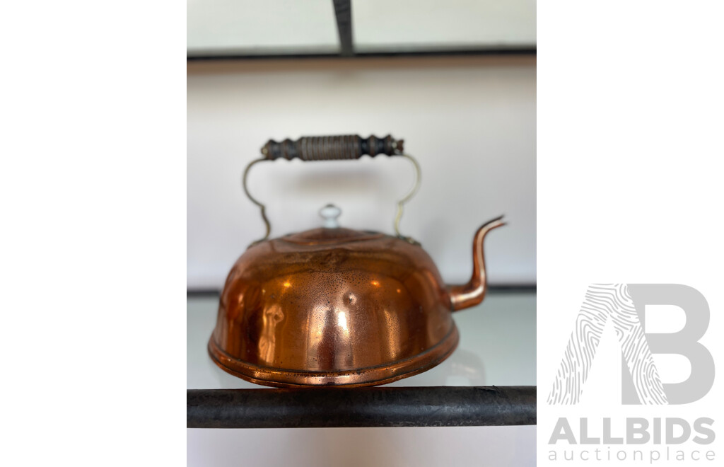 Two Copper Kettles