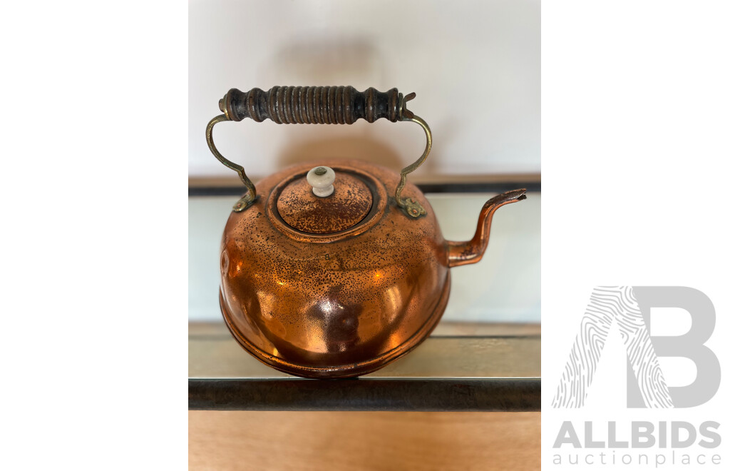 Two Copper Kettles