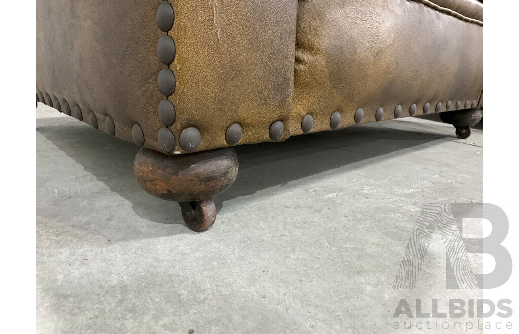 Pair of Leather Armchairs