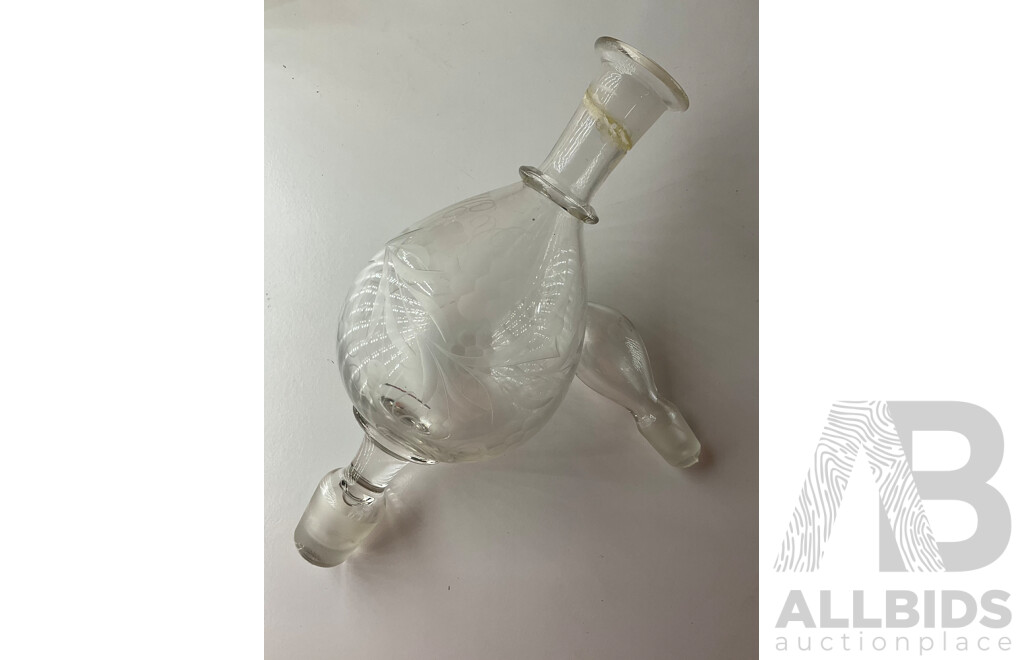 Collection of Decanters and Cut Crystal  - Lot of 5