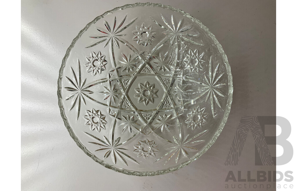 Collection of Bowls, Plates and Glasses - Including Waterford Crystal Lismore Bowl, HOYA Crystal,  Moss Agate Bowl and More  - Lot of 11
