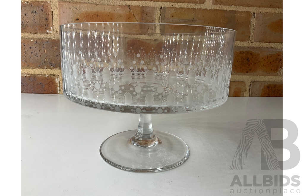 Collection of Bowls, Plates and Glasses - Including Waterford Crystal Lismore Bowl, HOYA Crystal,  Moss Agate Bowl and More  - Lot of 11