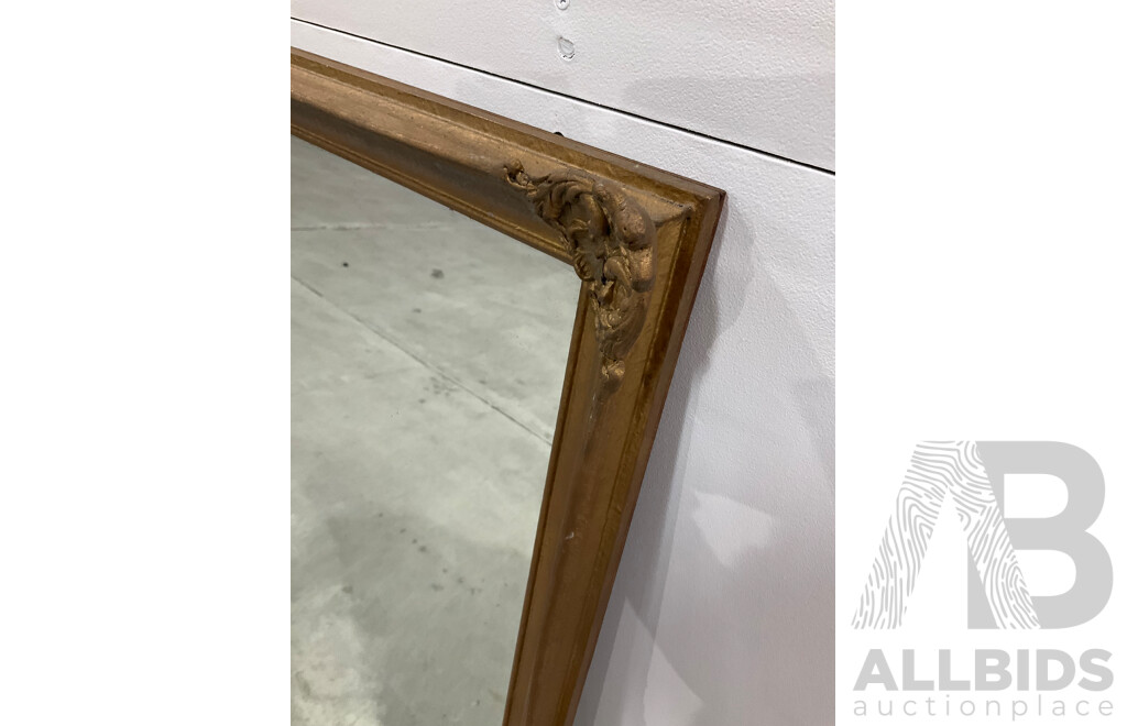 Gilt Framed Mantel Mirror
