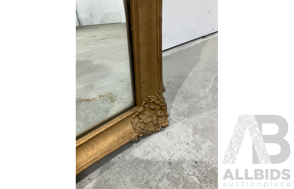 Gilt Framed Mantel Mirror