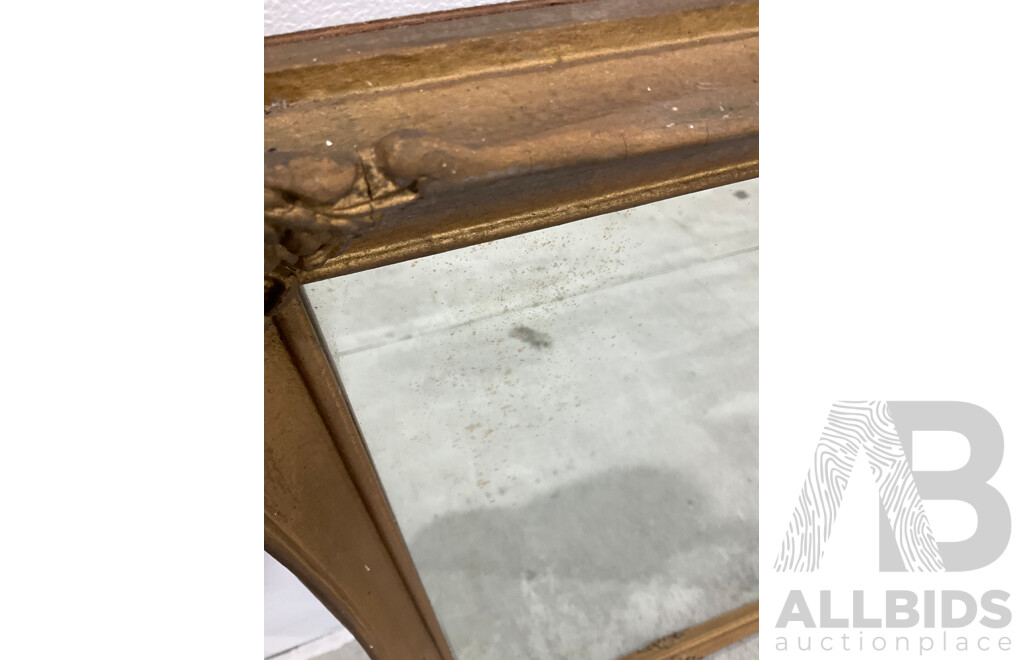 Gilt Framed Mantel Mirror
