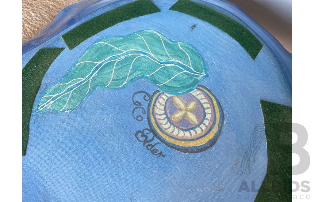 Collection of Objects Including Bitossi Ashtray, Handpainted Studio Charger