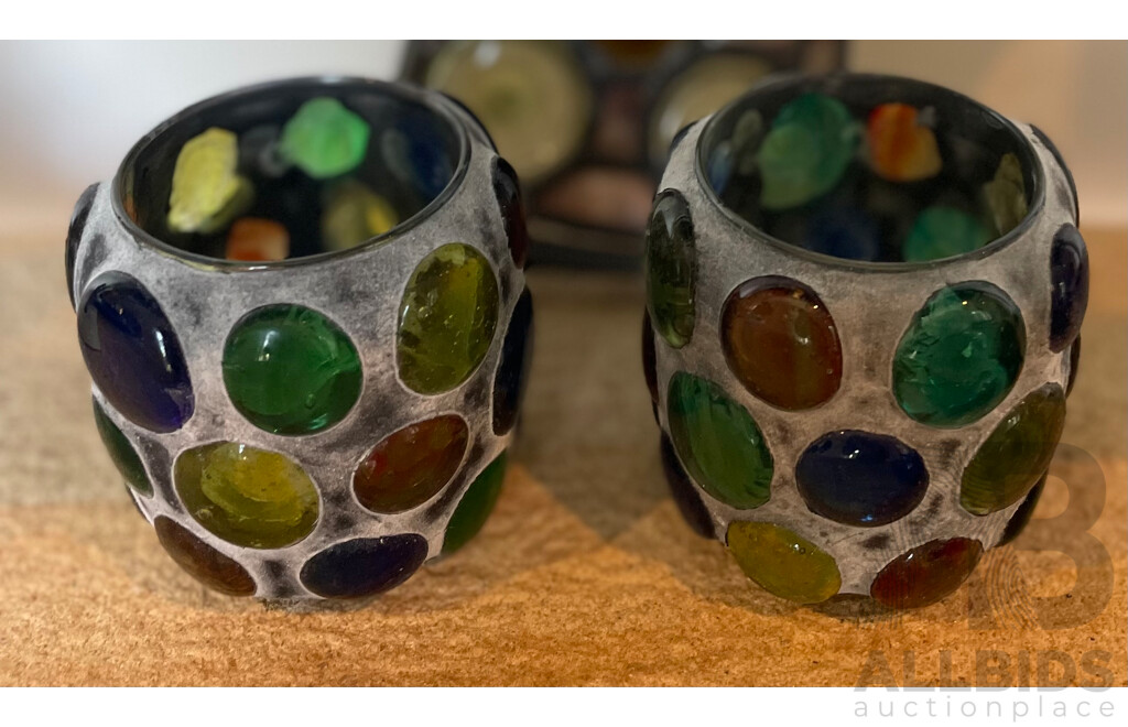 Collection of Objects Including Bitossi Ashtray, Handpainted Studio Charger