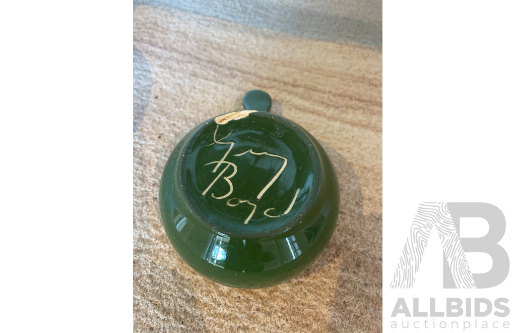 Collection of Objects Including Bitossi Ashtray, Handpainted Studio Charger