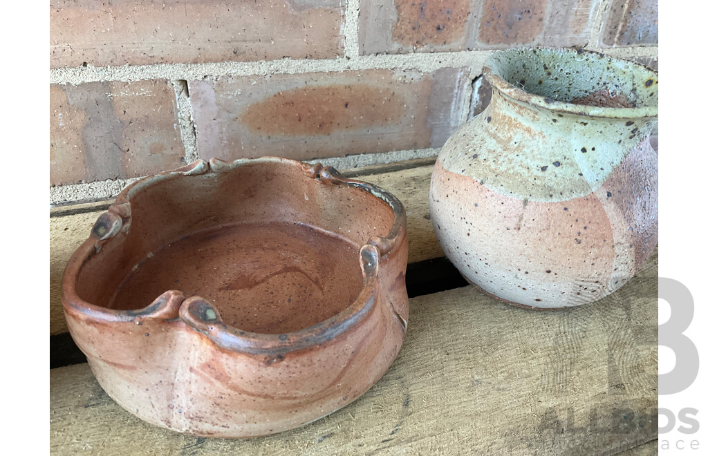 Roma Rubensohn (1927-2025) Collection of Studio Pottery Collection in Terracotta/ Brown Tones - Lot of 14
