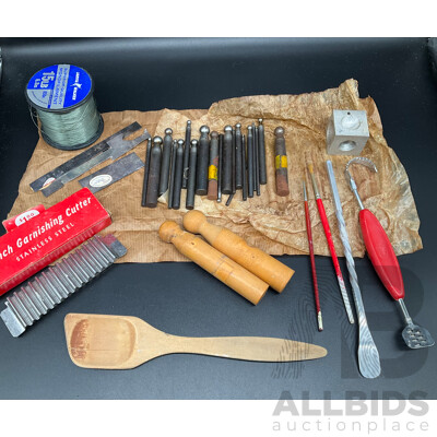 Metal Smith's Doming Punch Set, French Pottery Tools