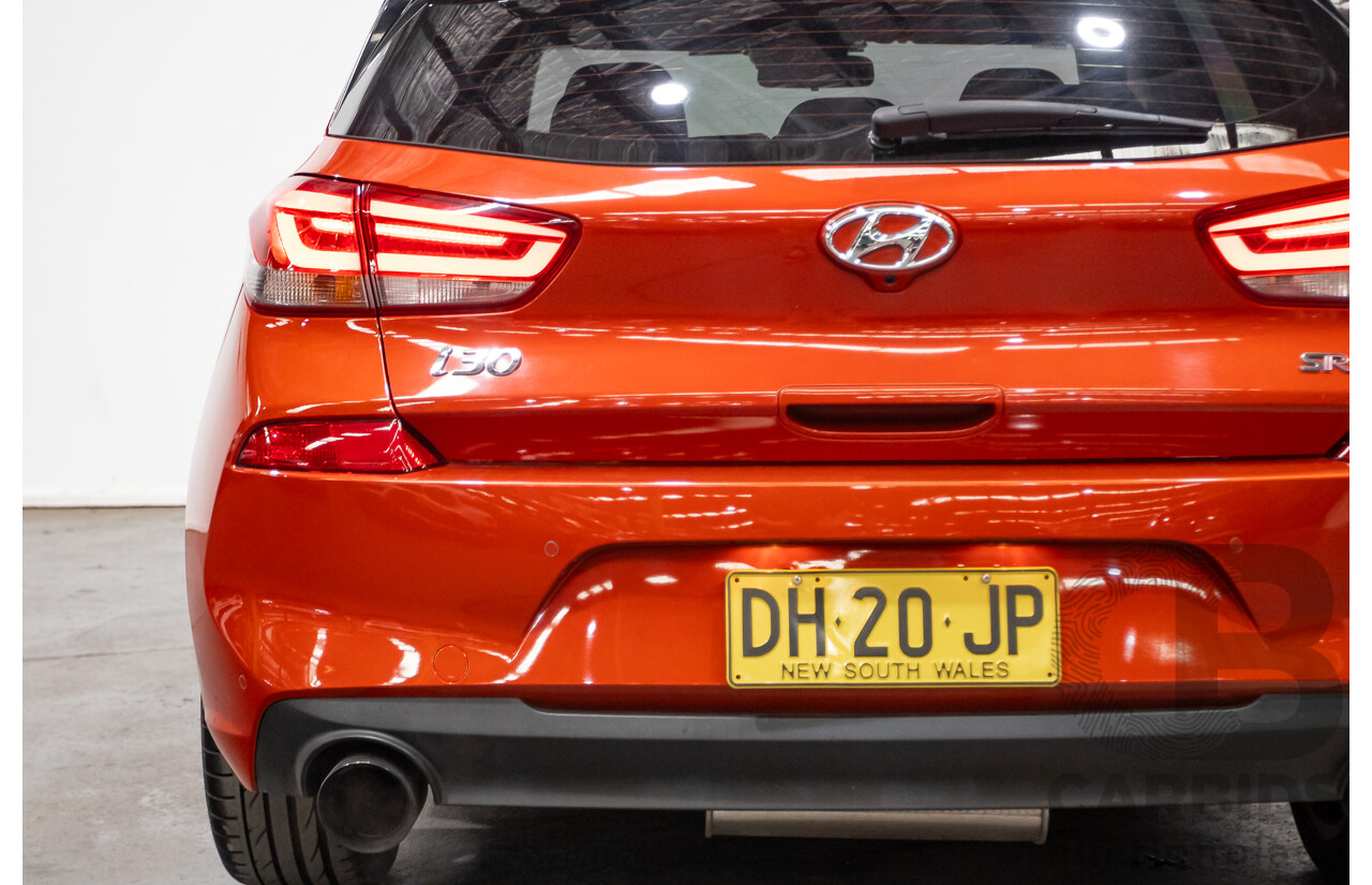 03/2018 Hyundai i30 SR PD 4D Hatchback Pheonix Orange Metallic 1.6L