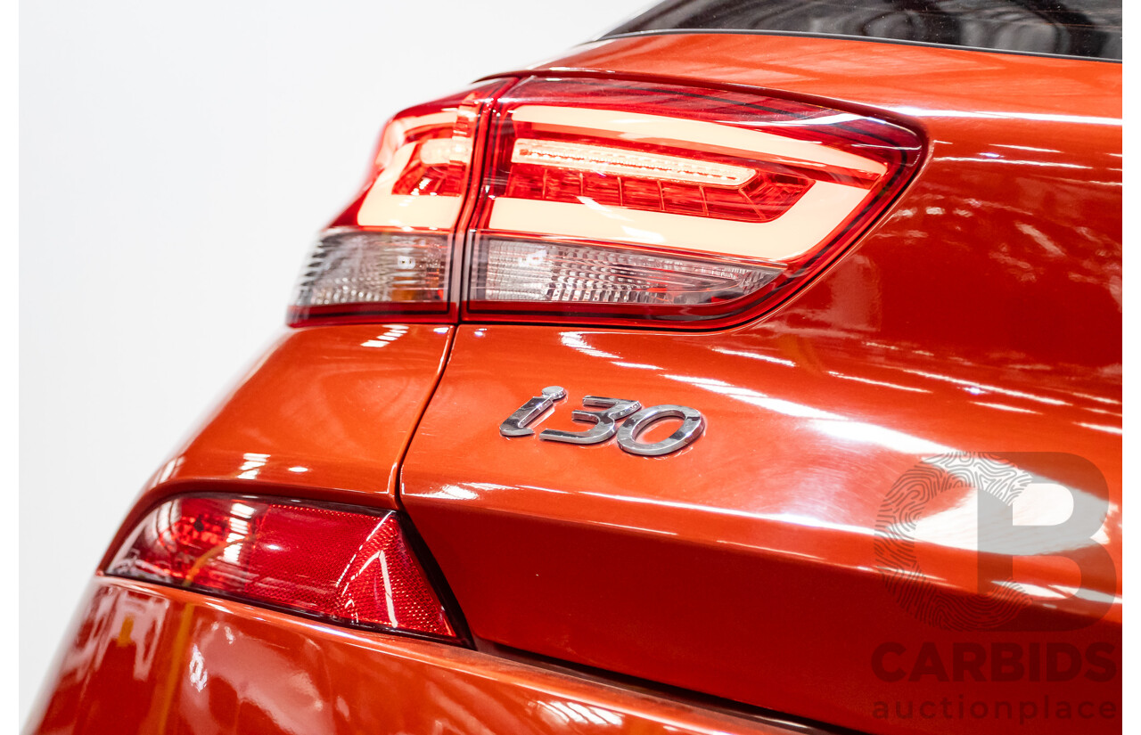 03/2018 Hyundai i30 SR PD 4D Hatchback Pheonix Orange Metallic 1.6L