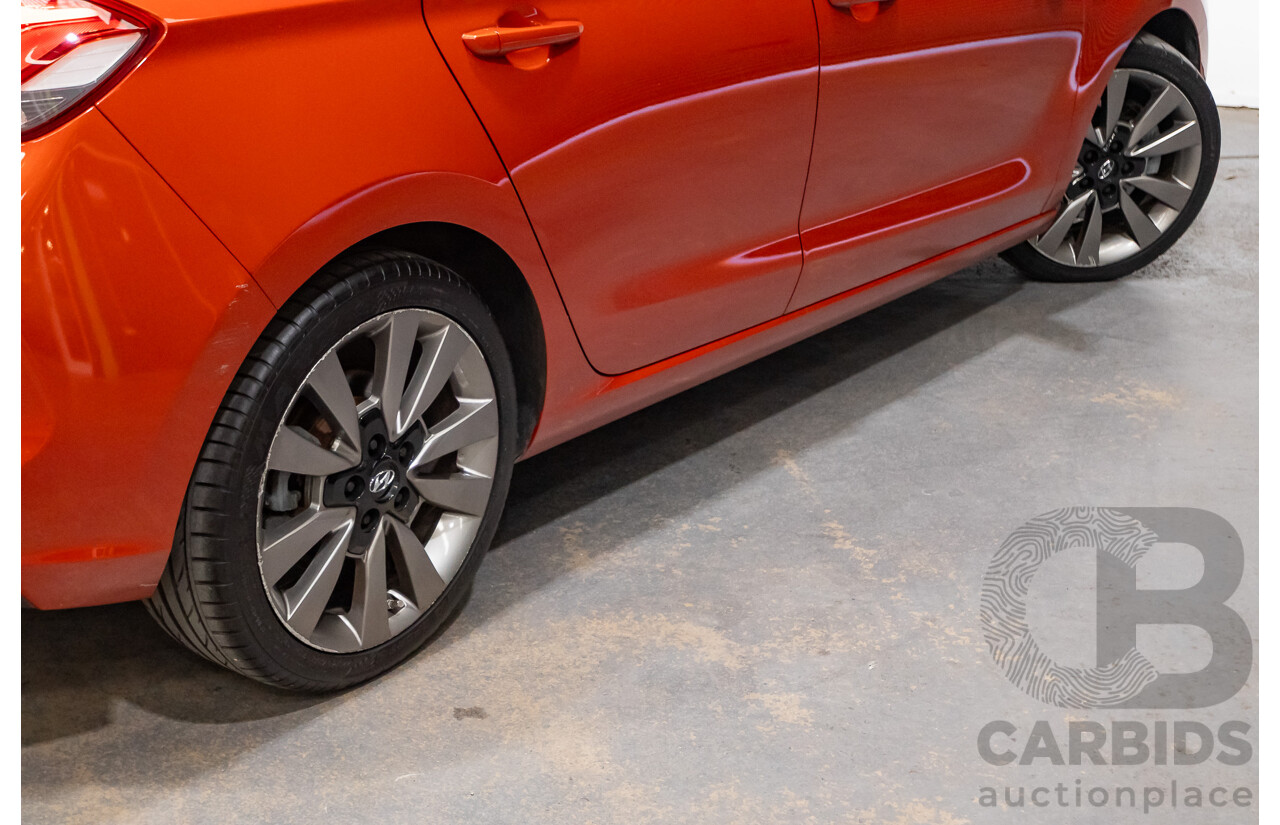 03/2018 Hyundai i30 SR PD 4D Hatchback Pheonix Orange Metallic 1.6L