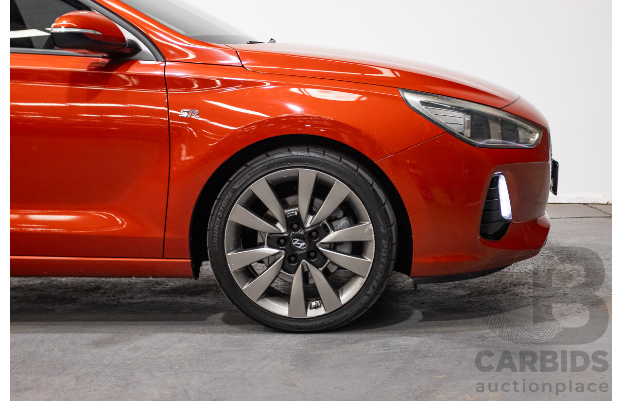 03/2018 Hyundai i30 SR PD 4D Hatchback Pheonix Orange Metallic 1.6L