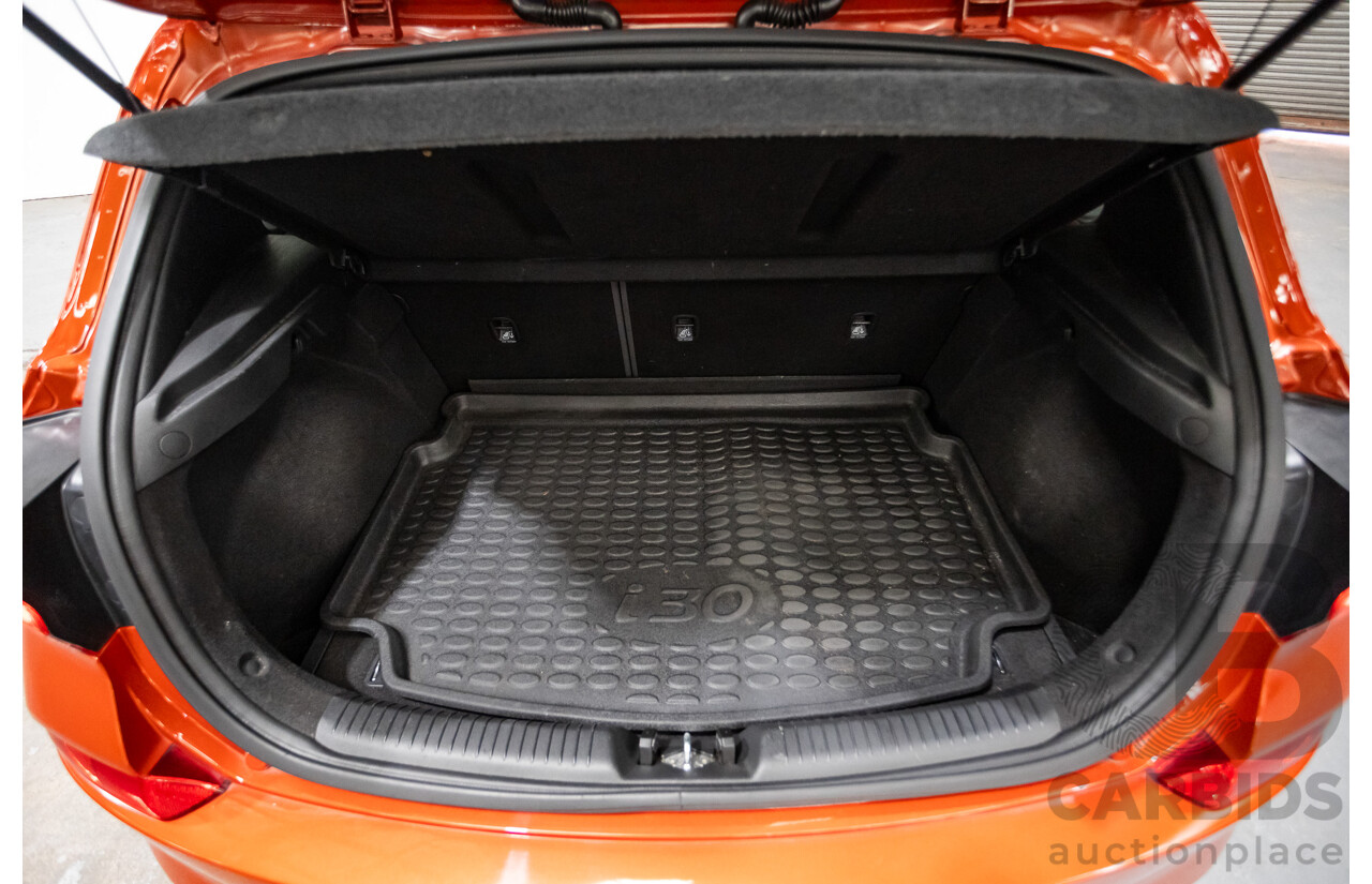 03/2018 Hyundai i30 SR PD 4D Hatchback Pheonix Orange Metallic 1.6L