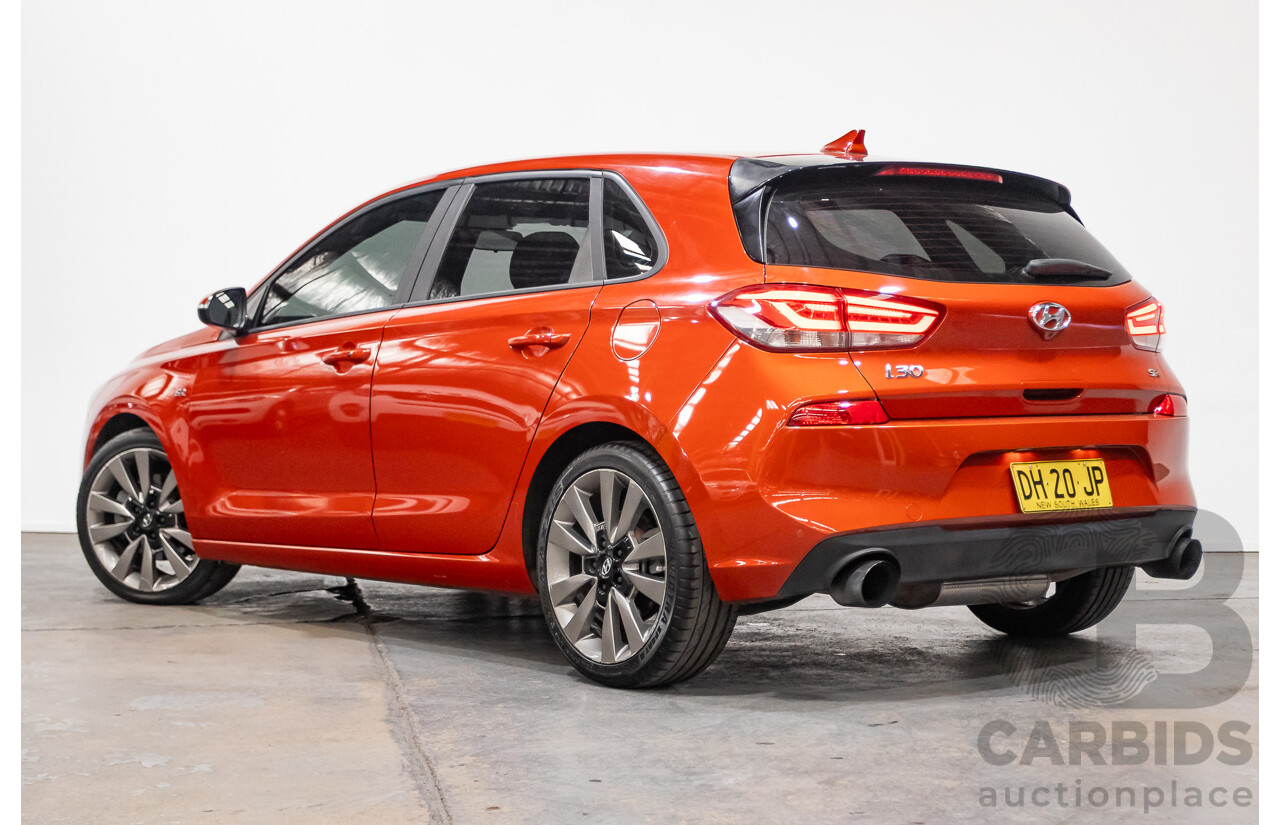 03/2018 Hyundai i30 SR PD 4D Hatchback Pheonix Orange Metallic 1.6L