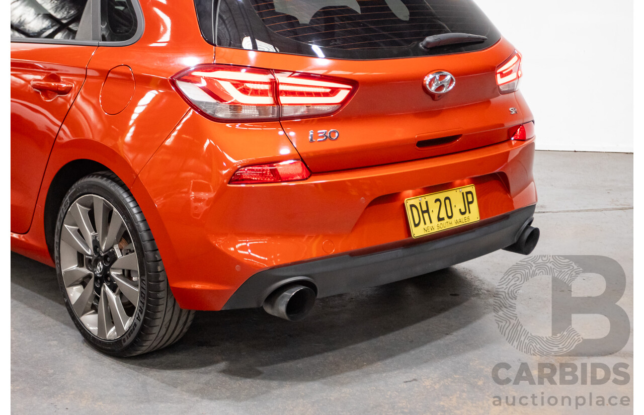 03/2018 Hyundai i30 SR PD 4D Hatchback Pheonix Orange Metallic 1.6L