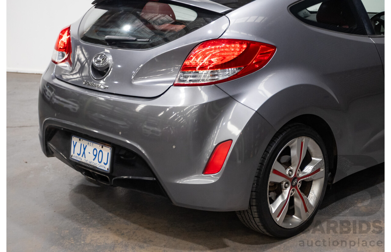 8/2013 Hyundai Veloster Street S.E. FS MY13 3d Coupe Silver Or Chrome 1.6L
