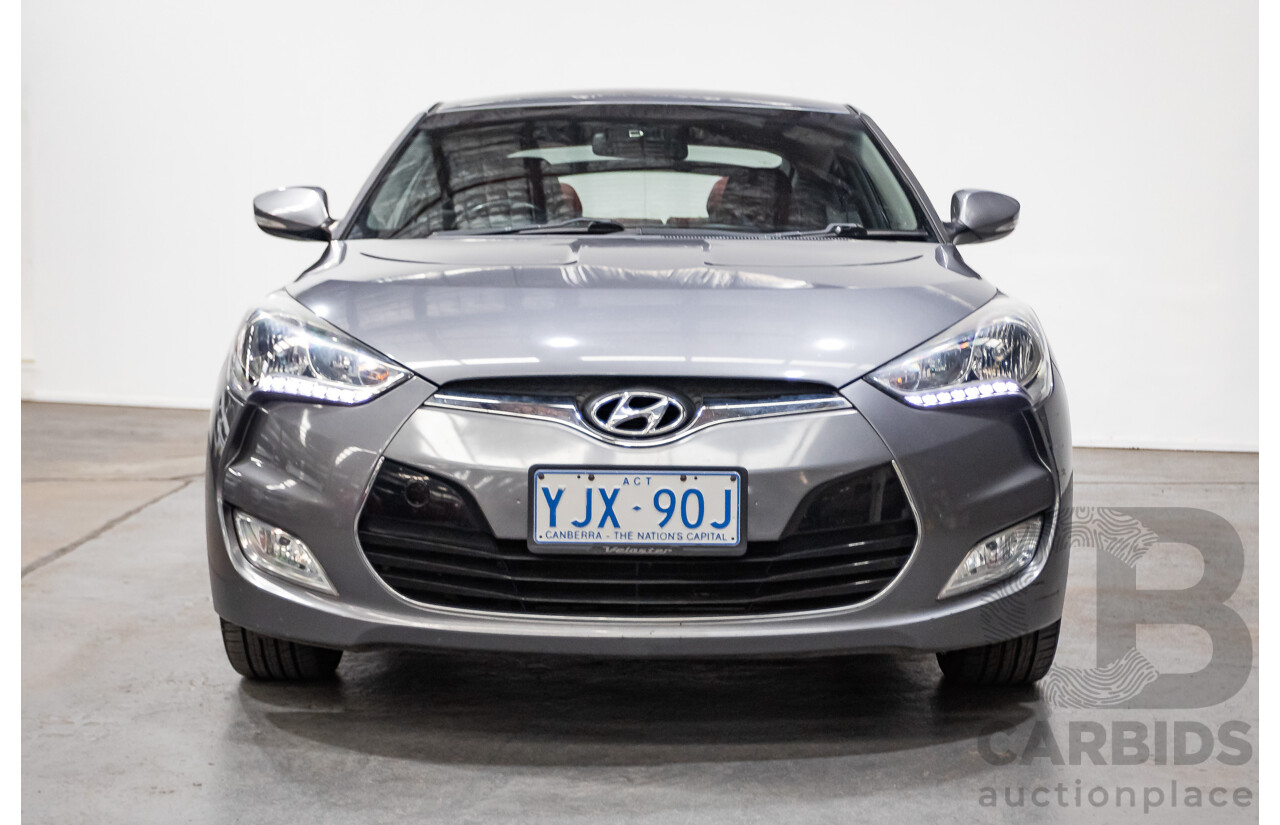 8/2013 Hyundai Veloster Street S.E. FS MY13 3d Coupe Silver Or Chrome 1.6L
