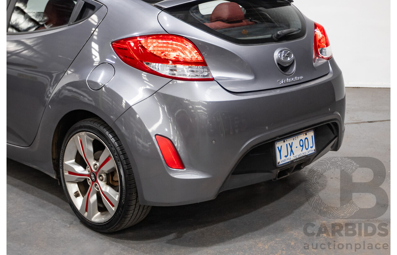 8/2013 Hyundai Veloster Street S.E. FS MY13 3d Coupe Silver Or Chrome 1.6L