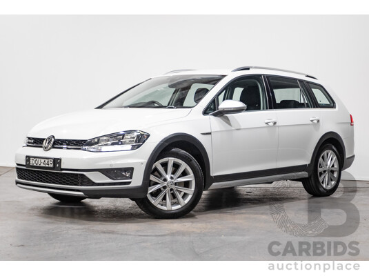 10/2017 Volkswagen Golf Alltrack 132 TSI (AWD) Mk7 AU MY17.5 Wagon White Turbo 1.8L