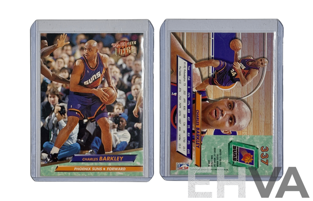 Vintage 1994-95 Fleer Ultra Charles Barkley Basketball Card.