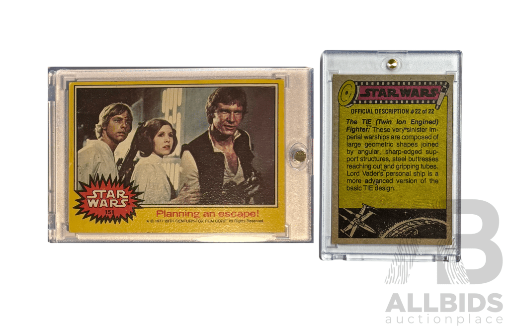 1977 Star Wars Trading Card: Planning An Escape!