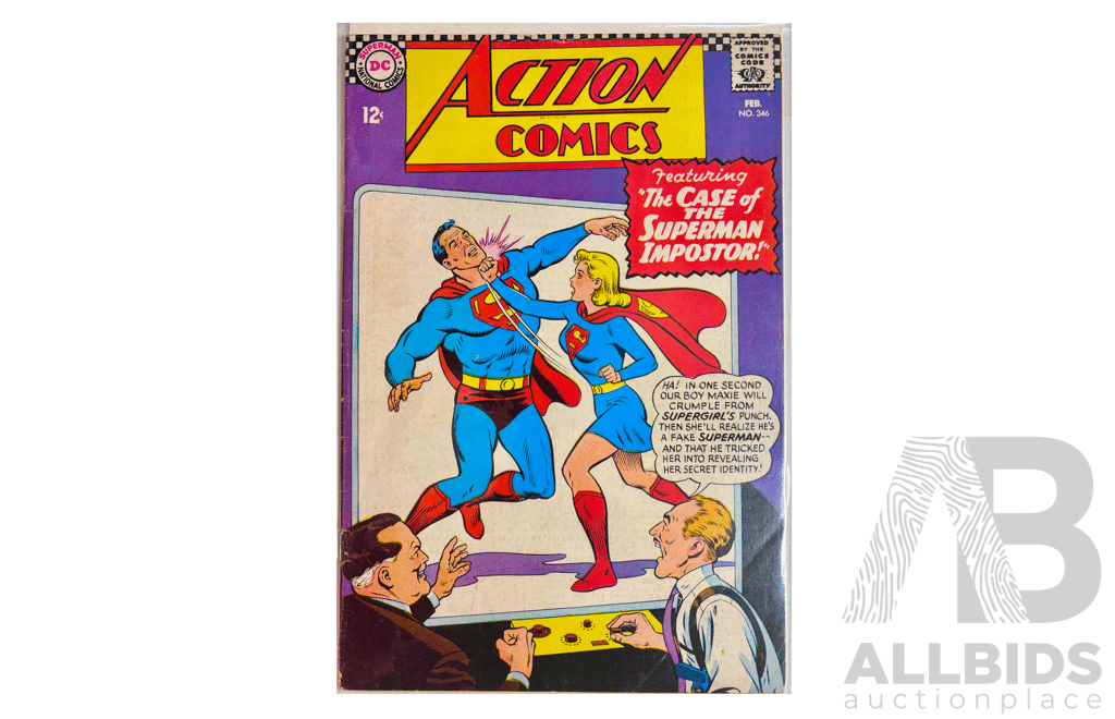 1967 Silver Age Action Comics Issue: The Case Of The Superman Impostor!