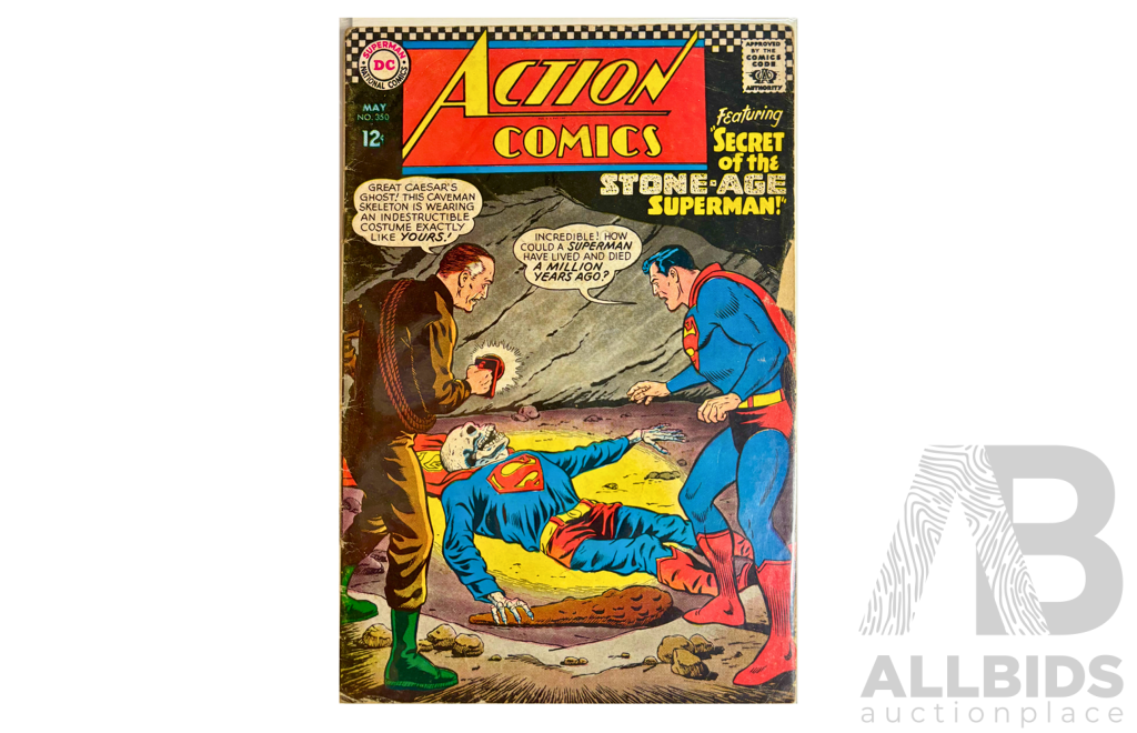 1967 Silver Age Mystery Issue: Secret Of The Stone Age Superman!