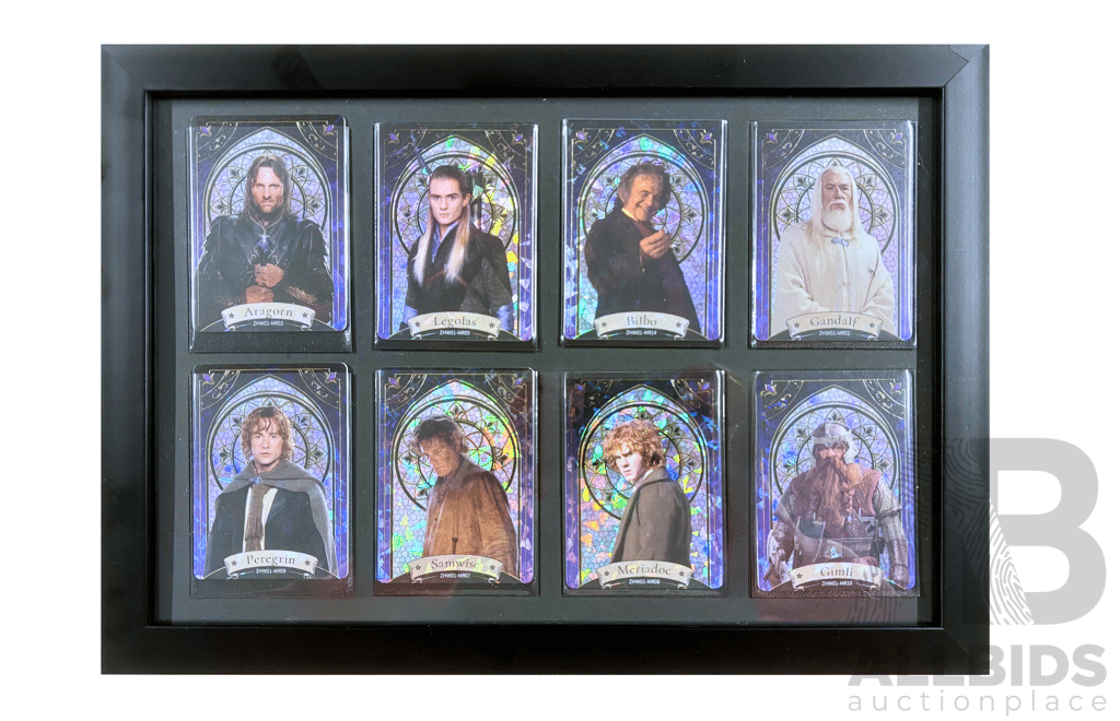Lord Of The Rings Holofoil Collector Card Set (Framed Display)