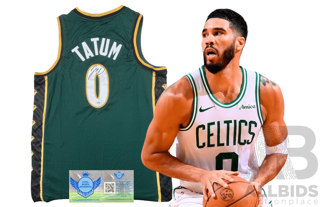 Jayson Tatum Signed Celtics Jersey (Total Sports Enterprises Coa)