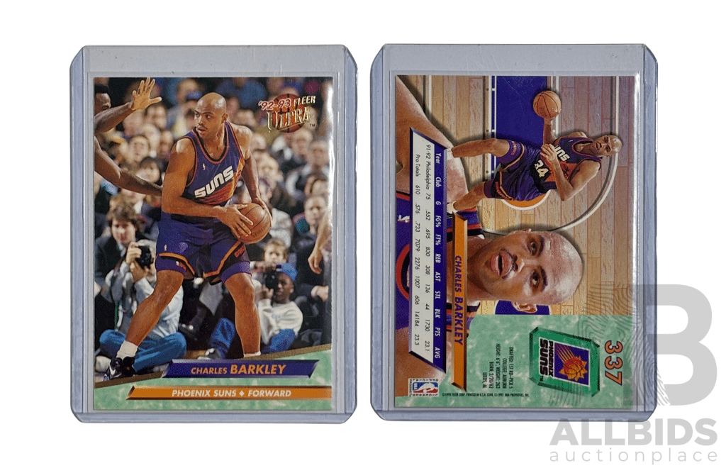 Vintage 1994-95 Fleer Ultra Charles Barkley Basketball Card.