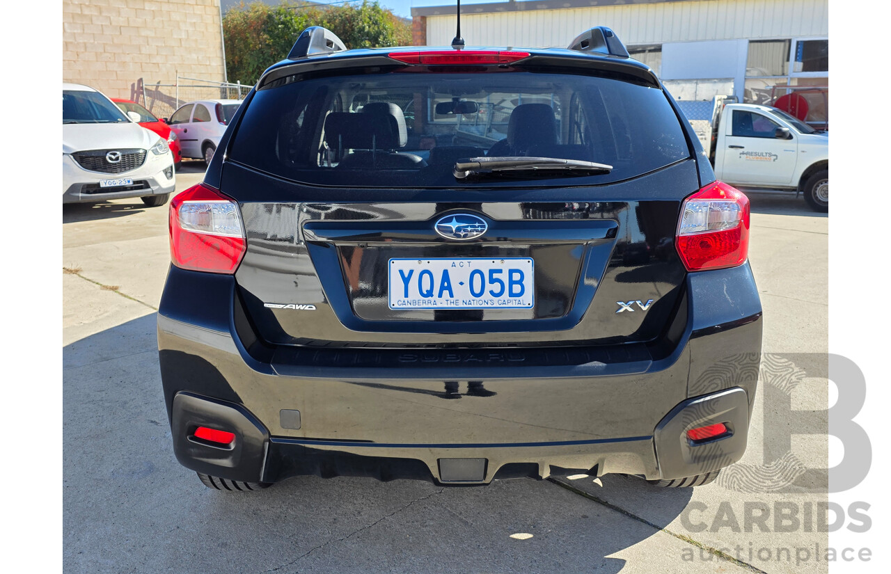 10/2012 Subaru XV 2.0i-S (AWD) 4d Wagon Black 2.0L
