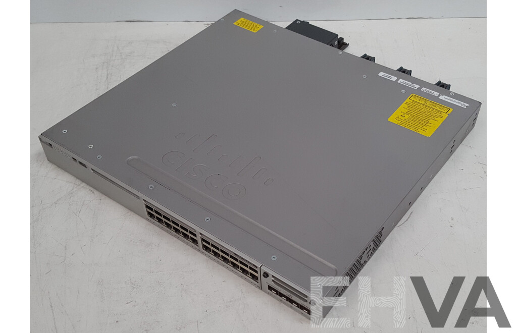 Cisco (WS-C3850-24U-L) Catalyst 3850 24 UPOE 24-Port Gigabit Ethernet Switch