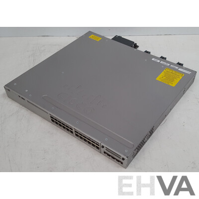 Cisco (WS-C3850-24U-L) Catalyst 3850 24 UPOE 24-Port Gigabit Ethernet Switch
